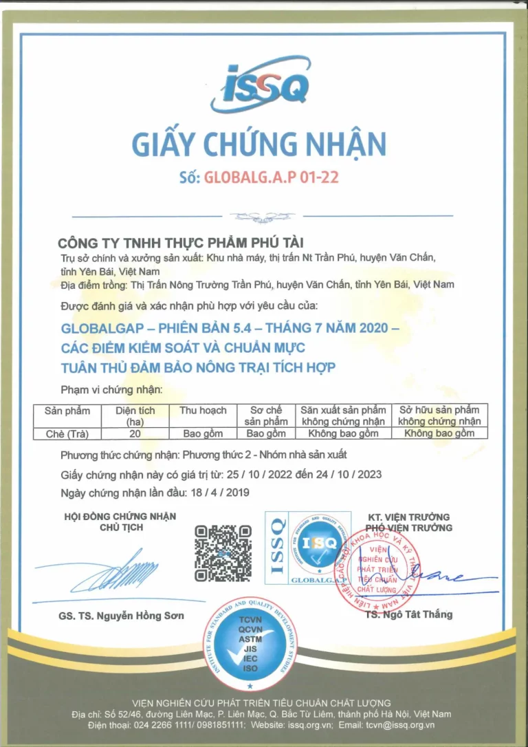 Chứng nhận 3